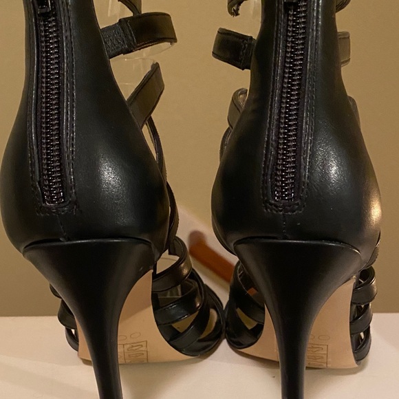 Aldo black & clear fashionable booties 4.5” heels - Picture 5 of 5